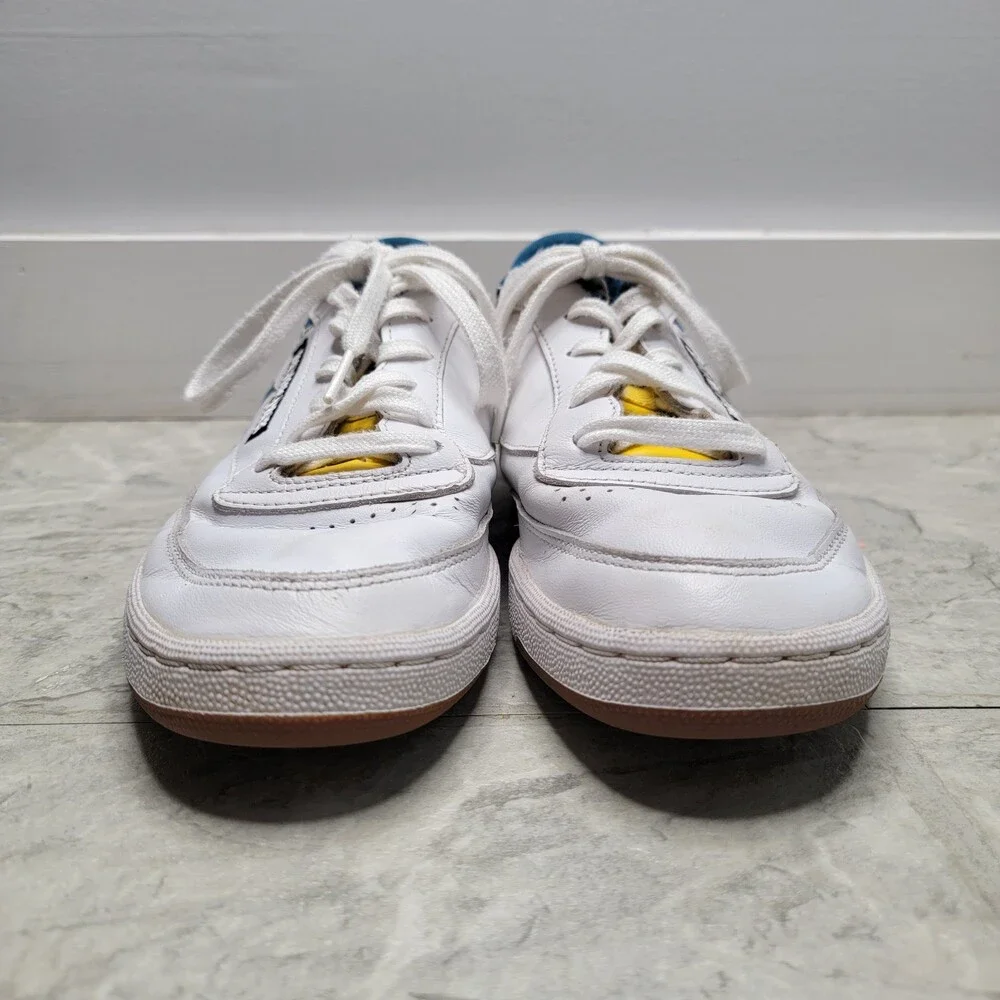 Jurassic Park x Reebok Club C 85 'Dennis Nedry' White Floral Sneakers GW0213